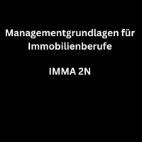 Cover - Lösung : IMMA 2N Managementgrundlagen für Immobilienberufe /Ils Geprüfte/r  Immobilienmakler/in