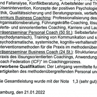 Cover - 01/2022 AKTUELLE ILS Einsendeaufgabe BUCO19 Psychologischer Berater/Personal Coach und Businesscoach