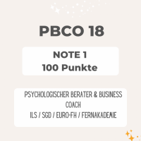 Cover - ILS psychologischer Berater/ Business Coach ESA10 PBCO18 2021