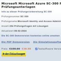 Cover - microsoft Zertifizierung SC-300 Prüfungsfragen deutsch