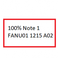 Cover - 100% Note 1,00  ILS PR-FANU01 1215 A02