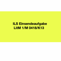 Cover - ILS Einsendeaufgabe LitM 1/N 0418 K13 - Note 2,3 inkl. Beurteilung