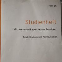 Cover - ILS Einsendeaufgabe Studienheft "Mit Kommunikation etwas bewirken" - PÖFA 2N-XX1-A02