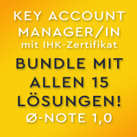 Cover - ALLE notwendigen ILS Einsendeaufgaben Key-Account-Manager/in mit IHK-Zertifikat - Bundle
